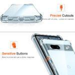 Coque Techsuit Shockproof Clear Silicone pour Google Pixel 7a - Clear – Image 3