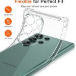 Coque Techsuit Shockproof Clear Silicone pour Samsung Galaxy S22 Ultra - Clear – Image 5