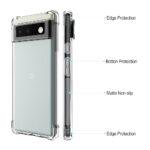Coque Techsuit Shockproof Clear Silicone pour Google Pixel 6 - Clear – Image 6