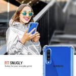 Coque Techsuit Shockproof Clear Silicone pour Samsung Galaxy A30s / A50 / A50s - Clear – Image 2