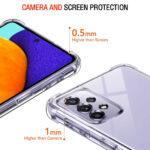 Coque Techsuit Shockproof Clear Silicone pour Samsung Galaxy A52 4G / A52 5G / A52s - Clear – Image 3