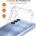 Coque Techsuit Shockproof Clear Silicone pour Samsung Galaxy A25 - Clear – Image 5