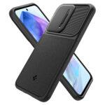 Coque Spigen Optik Armor pour Samsung Galaxy A55 - Black – Image 2