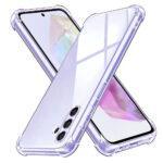 Coque Techsuit Shockproof Clear Silicone pour Samsung Galaxy A35 - Clear