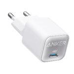 Chargeur secteur Anker Nano 3 (A2147G21) GaN, charge rapide, Type-C, 30 W   - White