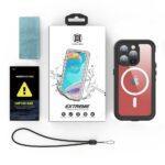 Coque intégrale étanche ShellBox Waterproof IP68 MagSafe pour iPhone 15 Pro - Black – Image 5