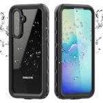 Coque intégrale étanche ShellBox Waterproof IP68 pour Samsung Galaxy A54 - Black