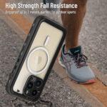 Coque intégrale étanche ShellBox Waterproof IP68 MagSafe pour iPhone 14 Pro - Black – Image 4