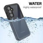 Coque intégrale étanche ShellBox Waterproof IP68 pour Samsung Galaxy A55 - Black – Image 3