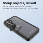 Coque intégrale étanche ShellBox Waterproof IP68 pour Samsung Galaxy A55 - Black – Image 6