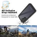 Coque intégrale étanche ShellBox Waterproof IP68 pour Samsung Galaxy A55 - Black – Image 4