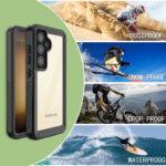 Coque intégrale étanche ShellBox Waterproof IP68 pour Samsung Galaxy S24 Plus - Black – Image 6