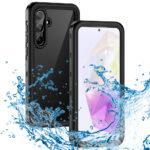Coque intégrale étanche ShellBox Waterproof IP68 pour Samsung Galaxy A35 - Black