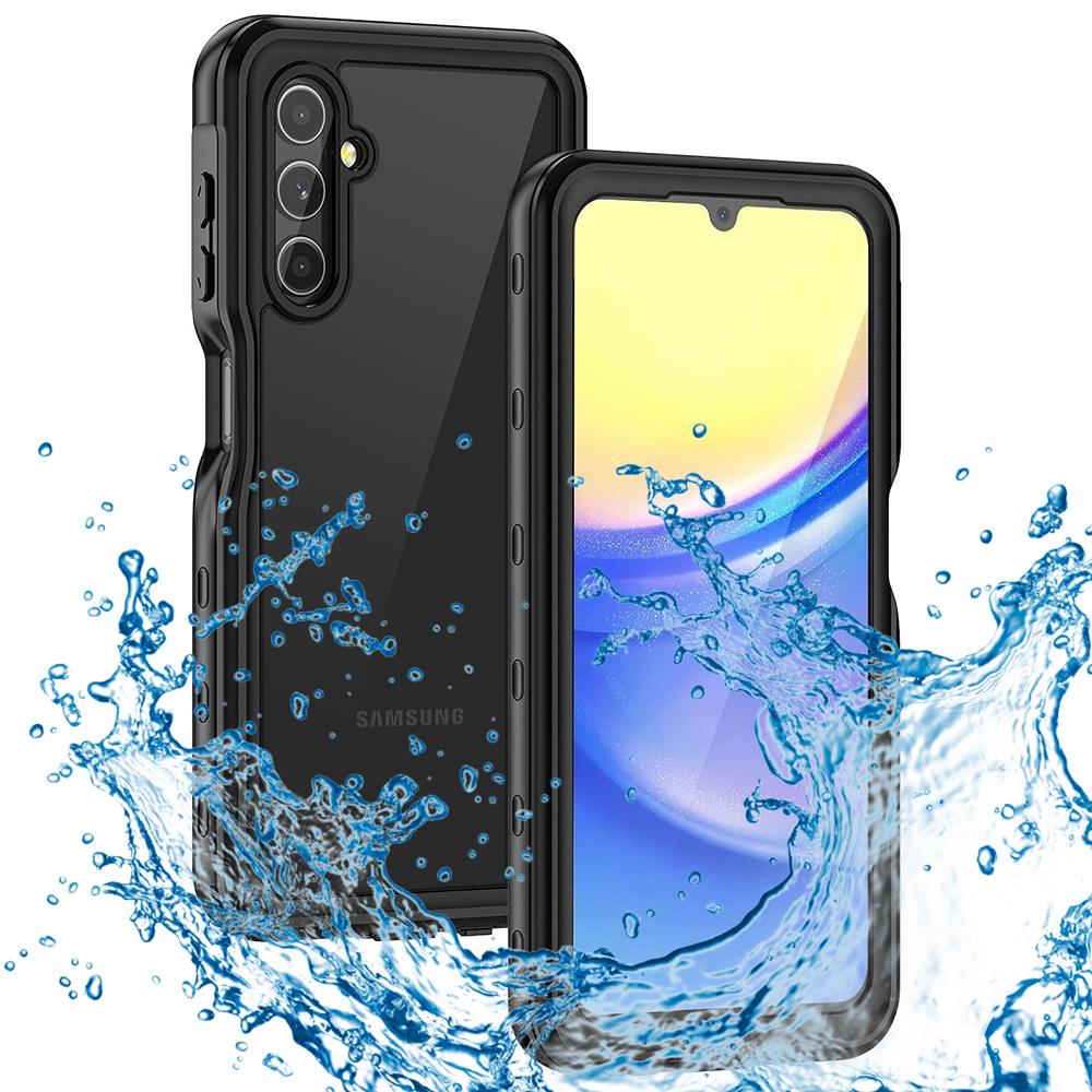 957673 Coque intégrale étanche ShellBox Waterproof IP68 pour Samsung Galaxy A15 4G / A15 5G - Black – Image 1