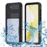 Coque intégrale étanche ShellBox Waterproof IP68 pour Samsung Galaxy S23 Plus - Black