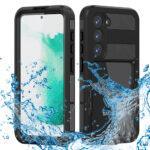 Coque intégrale étanche ShellBox Waterproof IP68 pour Samsung Galaxy S23 - Black
