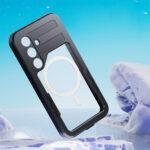 Coque intégrale étanche ShellBox Waterproof IP68 pour Samsung Galaxy S24 - Black – Image 2