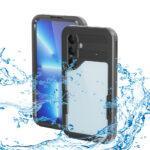 Coque intégrale étanche ShellBox Waterproof IP68 pour Samsung Galaxy S24 - Black