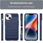 Coque Techsuit Carbon Silicone pour iPhone 15 Plus - Blue – Image 2