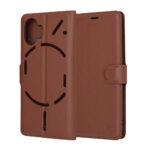 Étui portefeuille Techsuit Leather Folio pour Nothing Phone (2) - Brown – Image 6