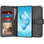 Étui portefeuille Techsuit Diary Book pour OnePlus 12R - Black