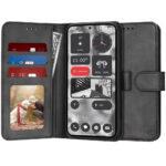 Étui portefeuille Techsuit Diary Book pour Nothing Phone (2) - Black
