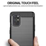Coque Techsuit Carbon Silicone pour OnePlus 9 - Black – Image 2