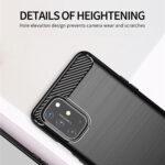 Coque Techsuit Carbon Silicone pour OnePlus 9 - Black – Image 4