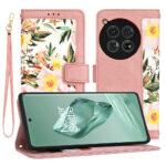 Étui portefeuille Techsuit FlipCraft pour OnePlus 12 - Sweetheart Pink