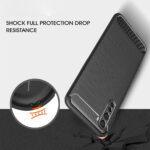 Coque Techsuit Carbon Silicone pour OnePlus Nord 5G (2020) - Black – Image 3