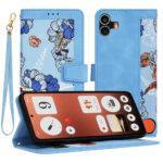 Étui portefeuille Techsuit FlipCraft pour Nothing CMF Phone 1 - Vibrant Blue