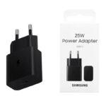 Chargeur mural d'origine Samsung T2510 (EP-T2510NBEGWW) Chargeur mural USB-C 25 W ultra-rapide - Noir