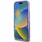 Coque Guess IML Flowers Wreath MagSafe pour iPhone 16 Pro - Purple – Image 2