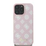Coque Guess Peony Script MagSafe pour iPhone 16 Pro - Pink – Image 3