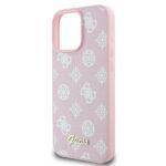 Coque Guess Peony Script MagSafe pour iPhone 16 Pro - Pink – Image 5