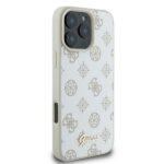 Coque Guess Peony Script MagSafe pour iPhone 16 Pro - White – Image 4