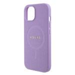Coque Guess Saffiano MagSafe pour iPhone 15 Plus - Purple – Image 5