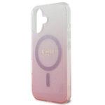 Coque Guess IML Glitter Gradient MagSafe pour iPhone 16 - Pink – Image 6