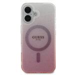 Coque Guess IML Glitter Gradient MagSafe pour iPhone 16 - Pink – Image 2