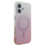 Coque Guess IML Glitter Gradient MagSafe pour iPhone 16 - Pink – Image 5