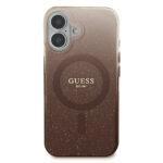 Coque Guess IML Glitter Gradient MagSafe pour iPhone 16 Plus - Brown – Image 2
