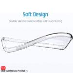 Coque Techsuit Shockproof Clear Silicone pour Nothing CMF Phone 1 - Clear – Image 3