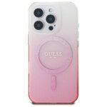 Coque Guess IML Glitter Gradient MagSafe pour iPhone 16 Pro Max - Pink – Image 4