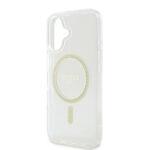 Coque Guess IML Glitter Circle MagSafe pour iPhone 16 - Clear – Image 5