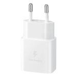 Chargeur mural d'origine Samsung (EP-T1510NWEGEU) Charge rapide USB-C 15 W - Blanc – Image 3