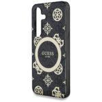 Coque Guess IML Peony On 4G Background MagSafe pour Samsung Galaxy S25 - Black – Image 2
