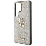 Coque Guess Glitter Script Big 4G Logo pour Samsung Galaxy S25 Ultra - Gold – Image 4