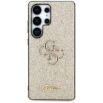 Coque Guess Glitter Script Big 4G Logo pour Samsung Galaxy S25 Ultra - Gold – Image 2