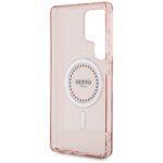Coque Guess IML Rhinestones MagSafe pour Samsung Galaxy S25 Ultra - Pink – Image 5