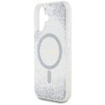 Coque Guess Hardcase Resin Gradient MagSafe avec paillettes pour iPhone 16 - Silver – Image 3